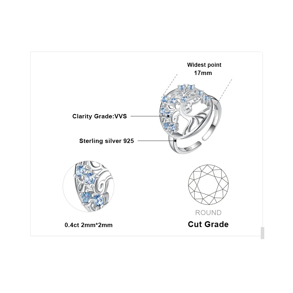 Serenity Tree of Life Ring