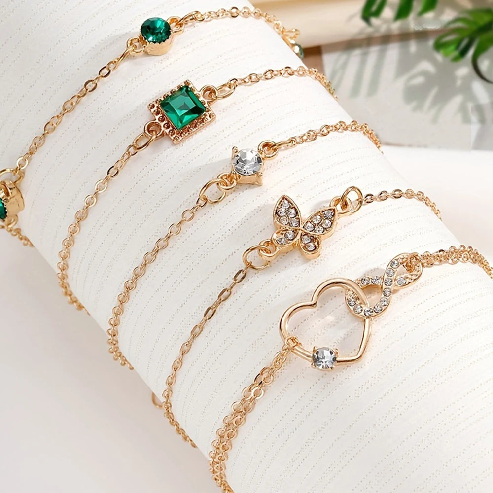 Celestial Charm 5-Piece Bracelet Set