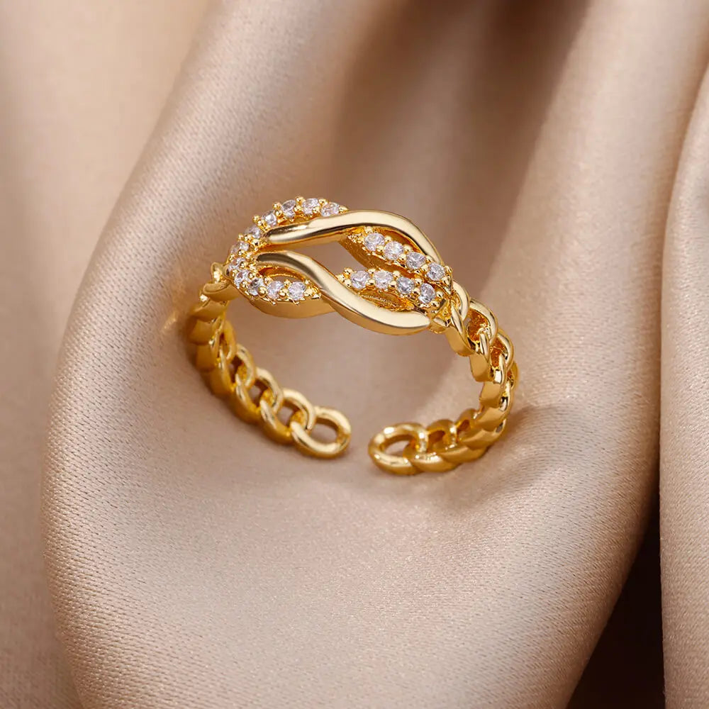 Solenne Gold Ring
