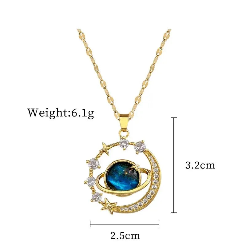 ZAKOL Celestial Voyage Pendant Necklace