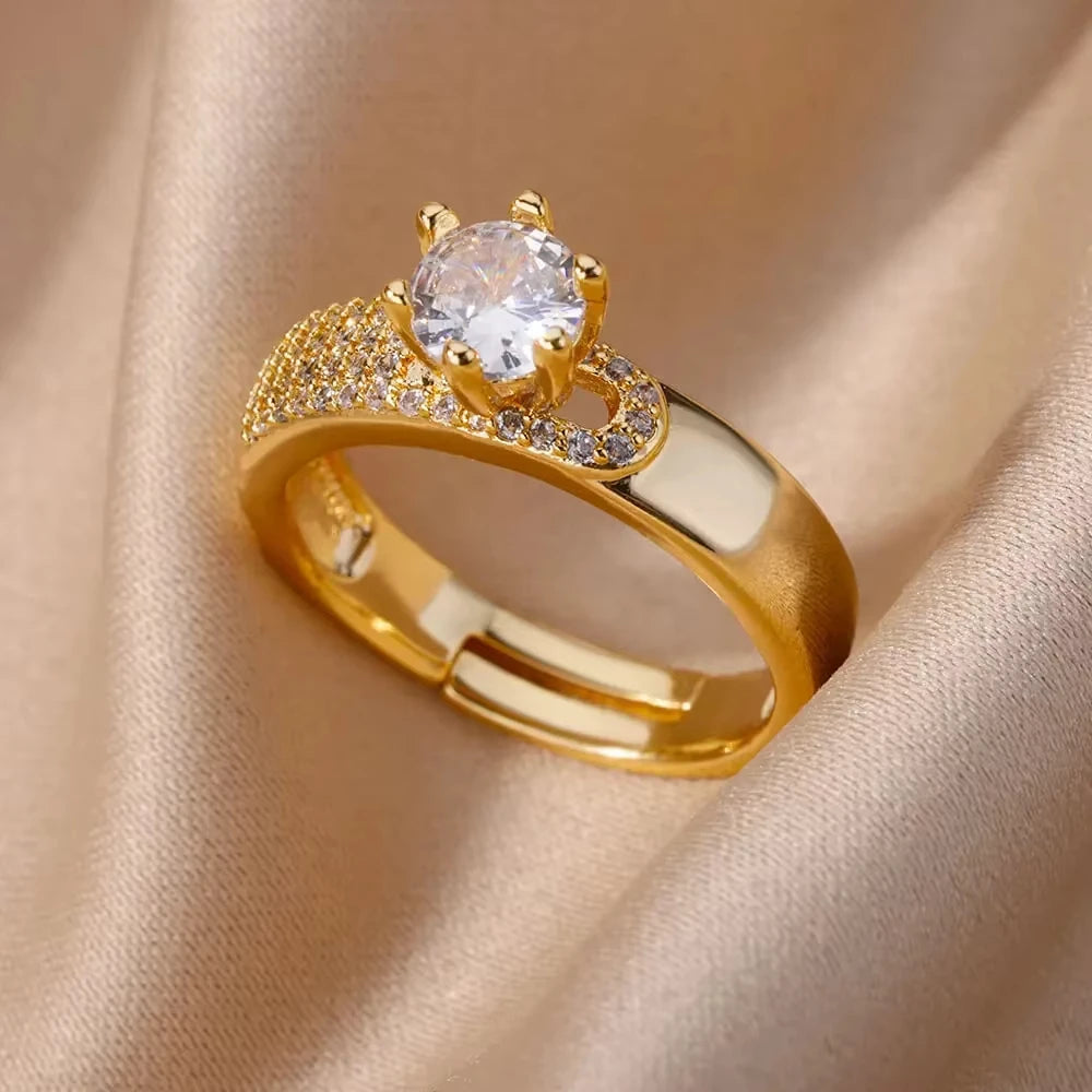 Solenne Gold Ring