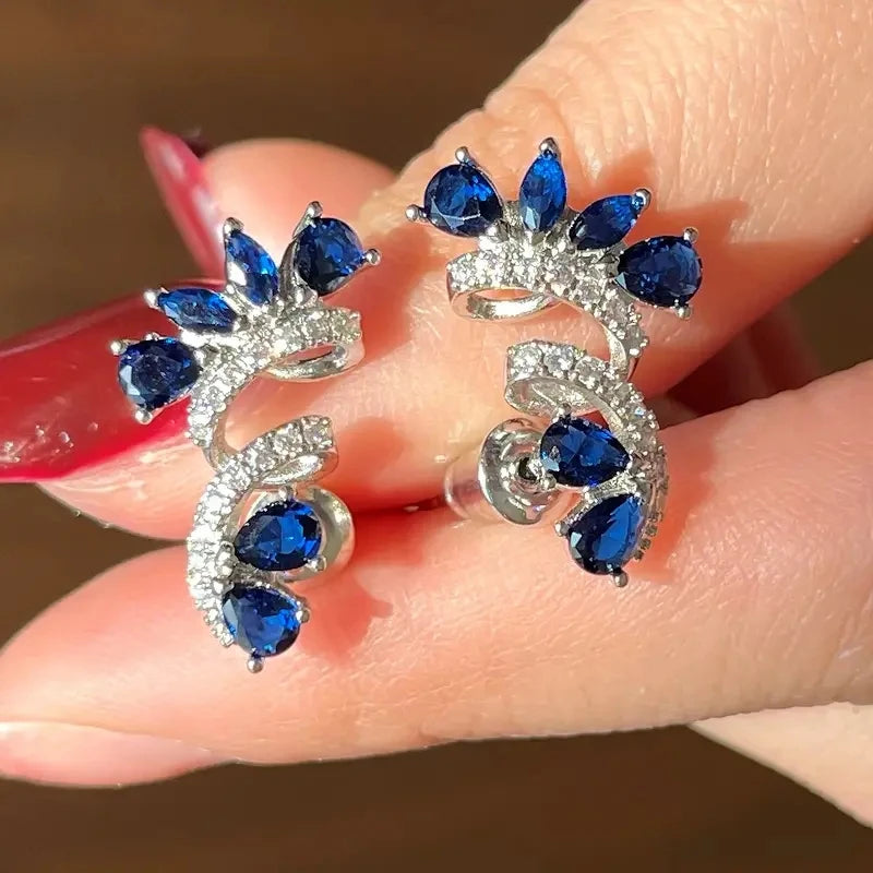 Midnight Blossom Earrings