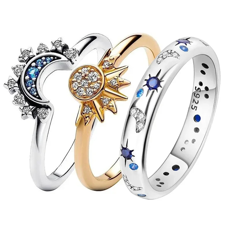 Sun & Moon Eternal Bond Ring Set