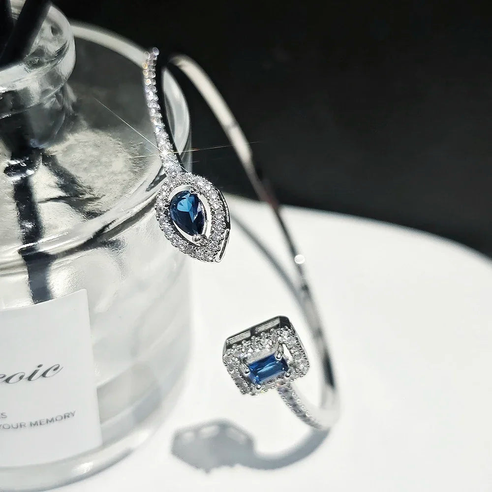 Vipera Geometric Open Cuff Bangle