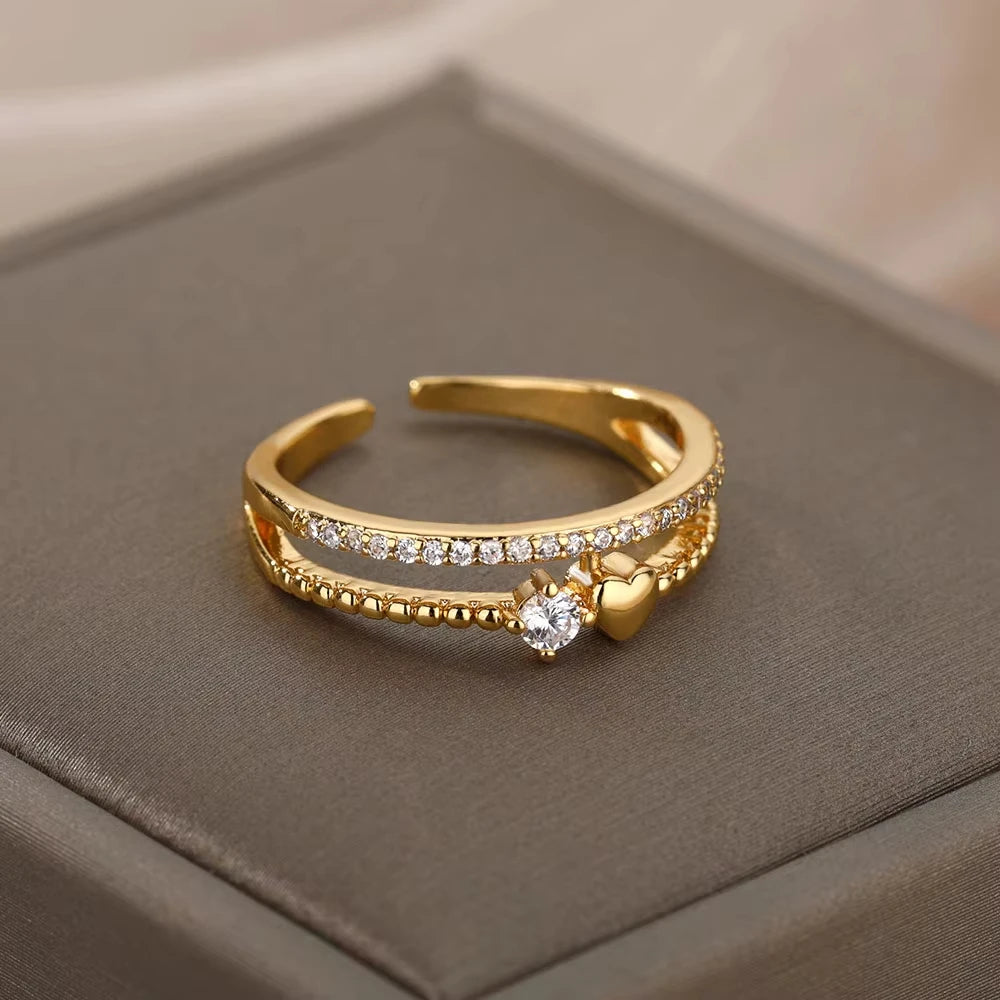 Solenne Gold Ring