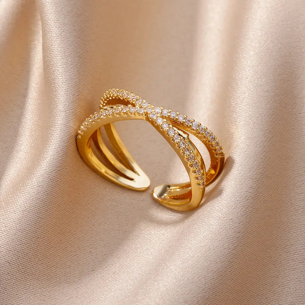 Solenne Gold Ring
