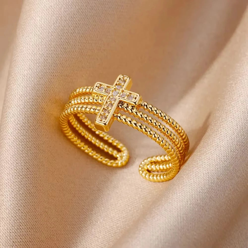 Solenne Gold Ring