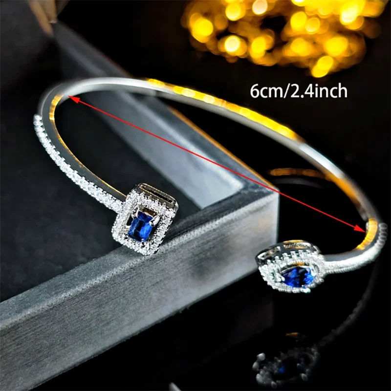 Vipera Geometric Open Cuff Bangle