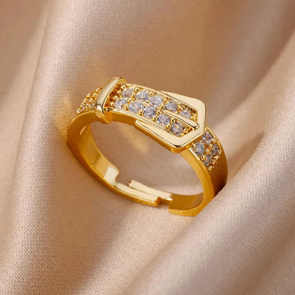 Solenne Gold Ring