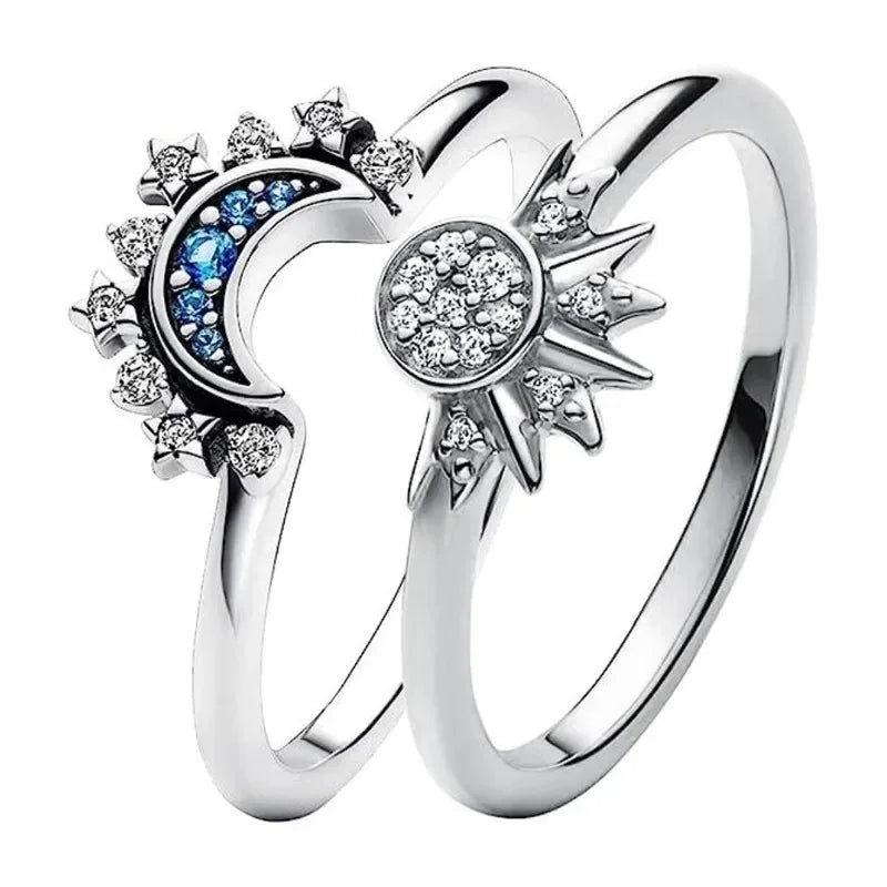 Sun & Moon Eternal Bond Ring Set